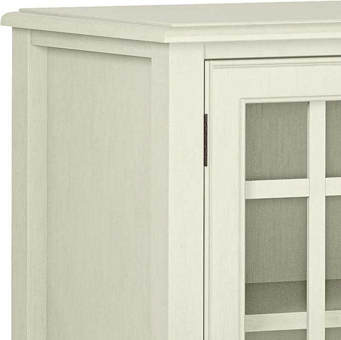 SIMPLIHOME Connaught Solid Wood 46 Inch Wide Traditional Low Storage Cabinet in - Image 6