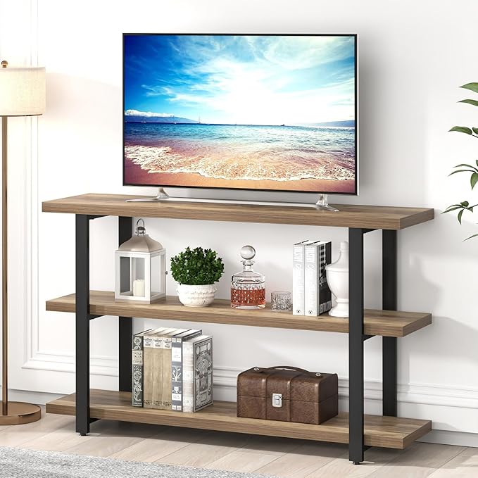 FOLUBAN Console Tables for Entryway, Modern Sofa Table - Image 3