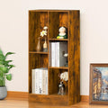 LEYAOYAO 5 Cube Mid-Century Modern Brown Wood Bookcase, 3 Tier Storage by LEYAOYAO-Findtheshiningpointofyourideallife%EF%BC%81