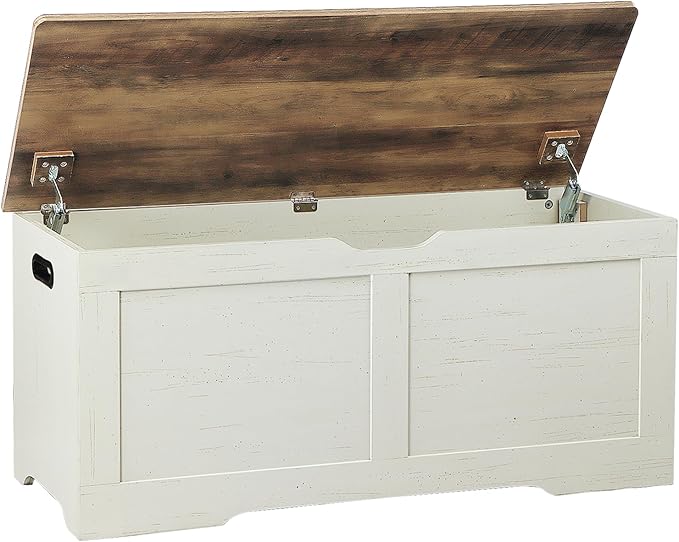 39.4" Storage Chest, Wooden Storage Bench, Lift Top Toy Chest by Timberer