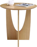 Get Set Style Round End Table Accent Side Table Circle Wood Corner Table Small by GetSetStyleFurniture