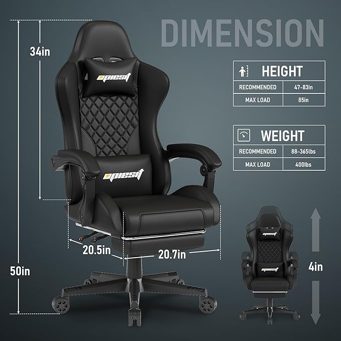 Gaming Chair, Ergonomic Computer Chairs - Image 3