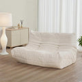Fireside Loveseat Mid-Century Armless Sofa — Twin-Size Floor Lounger in Soft by Unknown