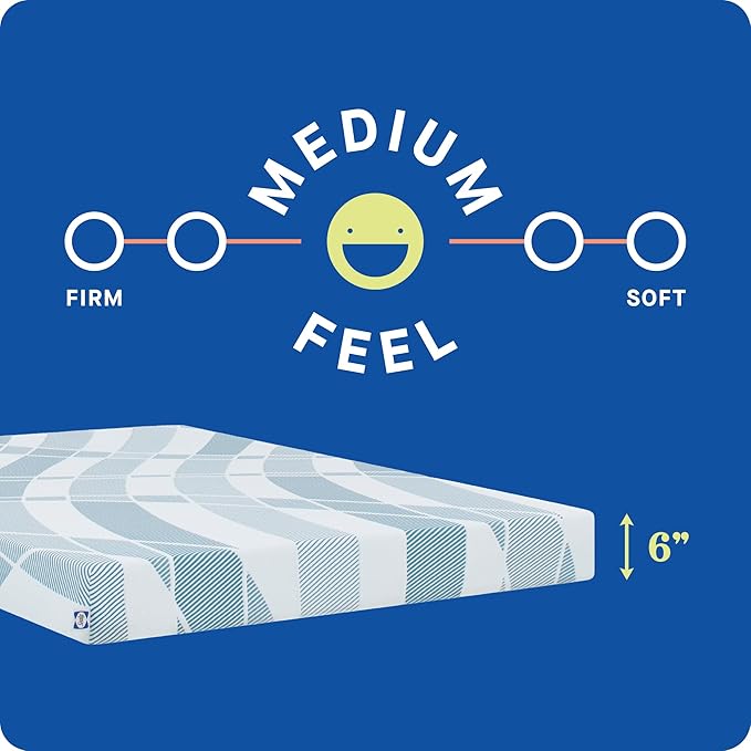 Sealy Dreamlife 6” Foam Mattress-in-a-Box, SealyComfort Gel Memory Foam - Image 3