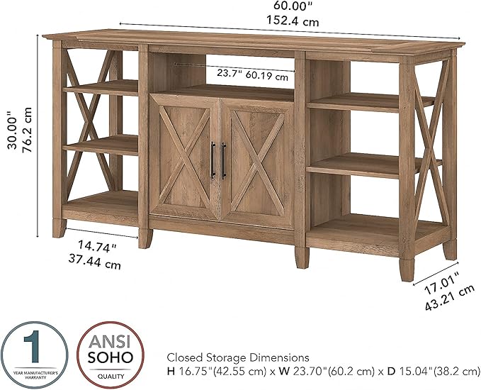Bush Furniture Key West Tall TV Stand - Image 3