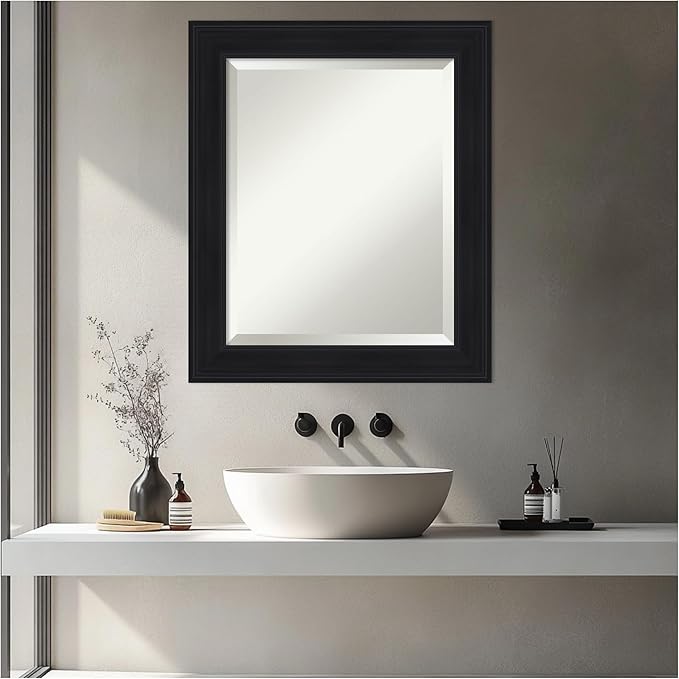 Amanti Art Black Bathroom Mirror - Image 4