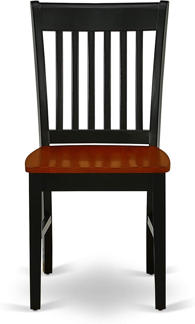 East West Furniture QUNO5-BCH-W 5 Piece Kitchen Table & Chairs Set Includes a - Image 7