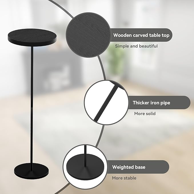 Drink Table, Round Pedestal - Image 3