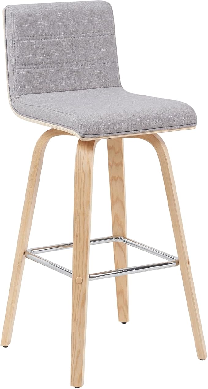 Vienna Modern Swivel Bar Height Stool - Image 2