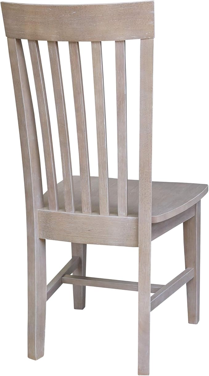 International Concepts Cosmo Chair Washed Gray Taupe - Image 7