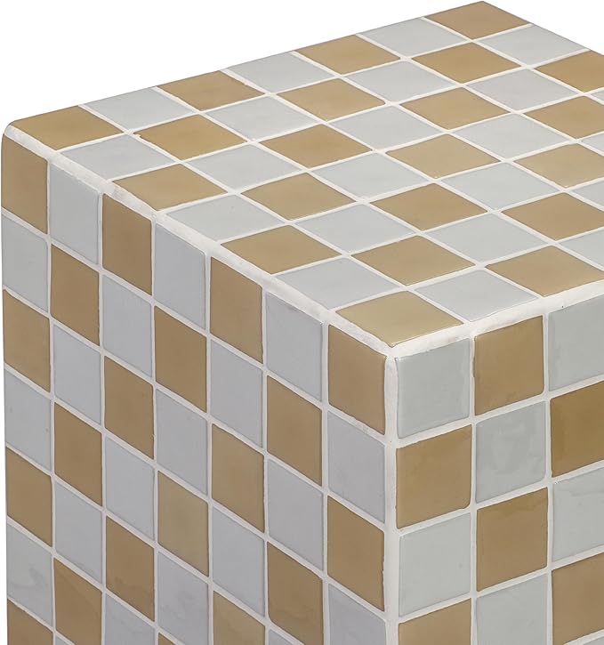JONATHAN Y END2000I Callista 18" Modern Bohemian Ceramic Tiled Rectangle End - Image 5