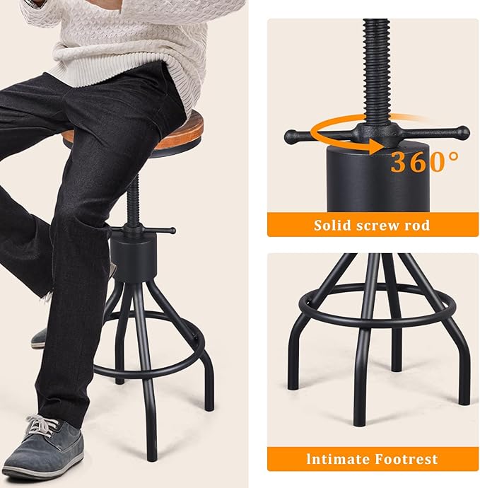 Industrial Rectangle Bar Table - Image 5