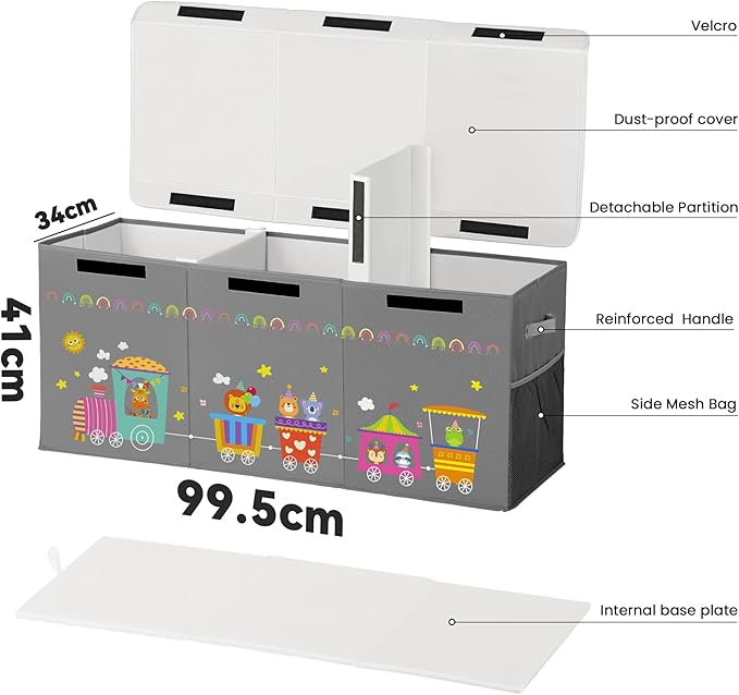 120L Large Toy Storage Box - Image 4