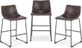 EdgeMod Brinley Counter Stool in Brown by EdgeMod