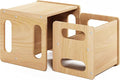 Montessori Weaning Table and Chair Set, Real Hardwood, Desk by ERUGI
