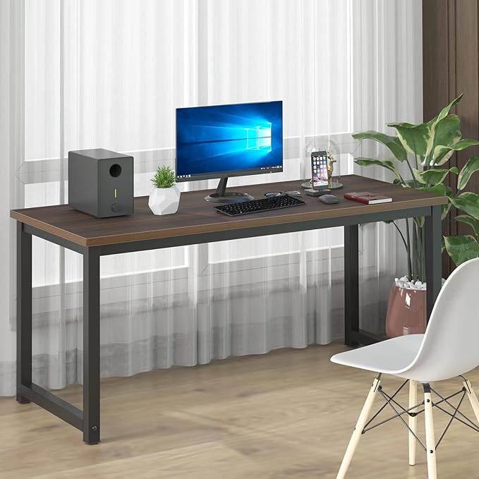 NSdirect Large Office Desk for Home Office, Large 63” Computer Desk Table - Image 9