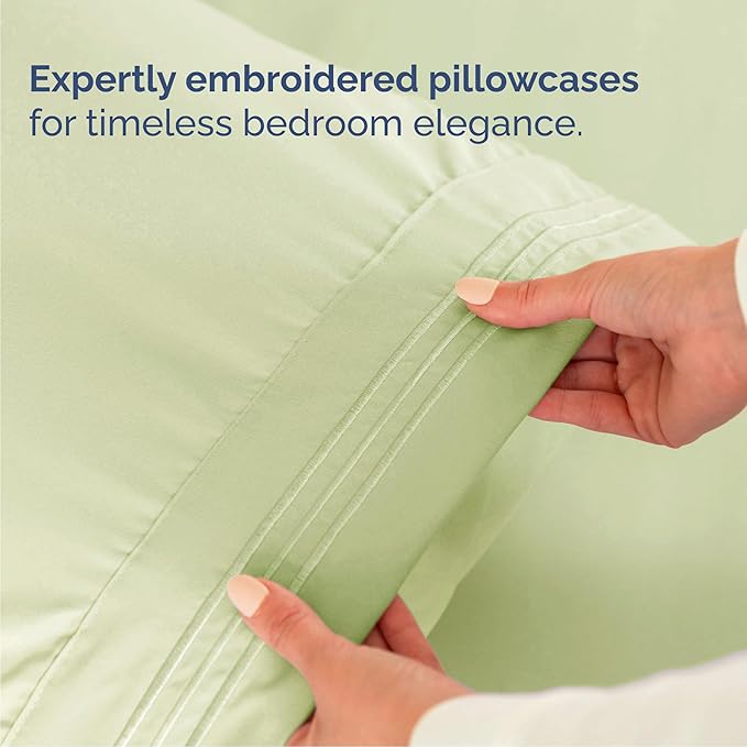 Cal King Size 4 Piece Sheet Set - Image 6