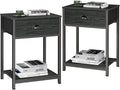 Nightstands Set of 2, Industrial End Table by Furologee