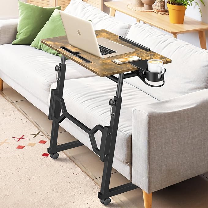 Small Standing Desk with Wheels, Portable Treadmill Desk, Rolling Desk - Image 7