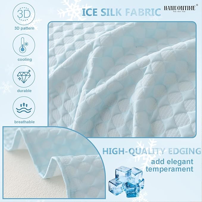 HANDONTIME Cooling Dog Couch Cover Ice Silk Washable & Breathable Pet Sofa - Image 2