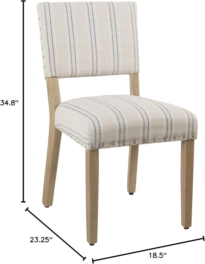 Homepop Home Decor | Upholstered Dining Chairs | Dining Chairs Set of 2 - Image 11