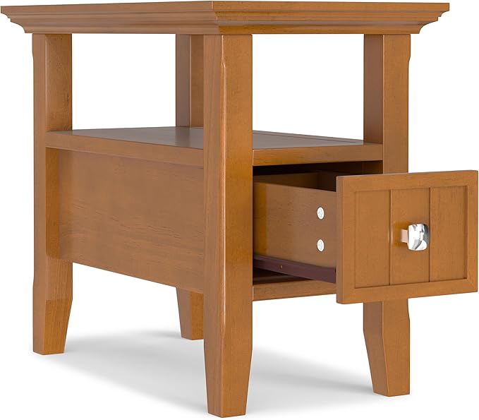 SIMPLIHOME Acadian 14-inch Wide Narrow End Table - Image 4