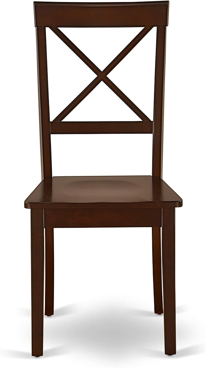 East West Furniture NDBO3-MAH-W 3 Piece Dining Set Contains a Rectangle Dining - Image 10