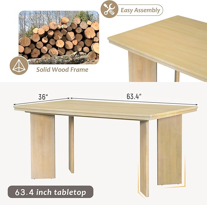 Ball & Cast Modern 7-Piece Dining Table Set - Image 4