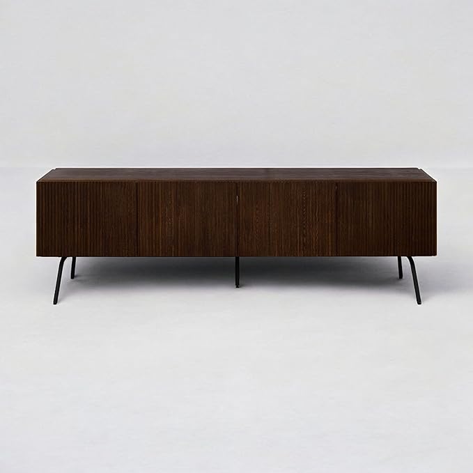NTC Veil TV Stand with 4 Doors for TVs up to 75’’, Media Console with Vertical - Image 8