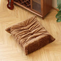 N&V Fireside Chair, Mid Century Armless Floor Sofa, Soft Premium Chenille Floor by NV