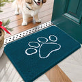OLANLY Door Mat for Muddy Dog Paws 24x16, Absorbent Chenille Mud Doormat by OLANLY