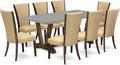 East West Furniture V797VE703-9 9 Piece Dining Room Table Set Includes a by EastWestFurniture