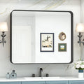 TokeShimi 42x36 Black Bathroom Mirror by RefinedBathroomAccessories