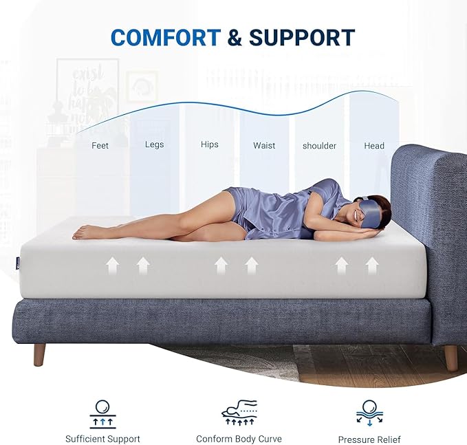 Avenco Queen Mattress, 12 Inch Queen Memory Foam Mattress in a Box - Image 3