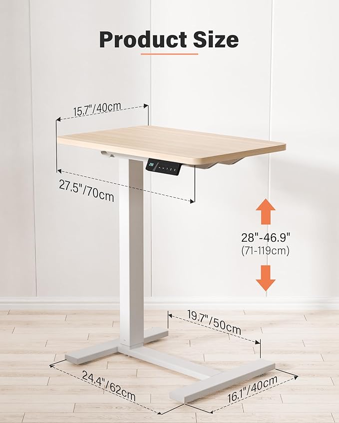 Mobile Standing Desk with Wheels - Image 2