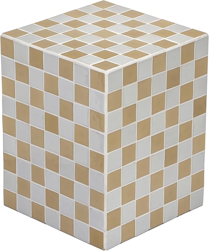 JONATHAN Y END2000I Callista 18" Modern Bohemian Ceramic Tiled Rectangle End by JONATHANY