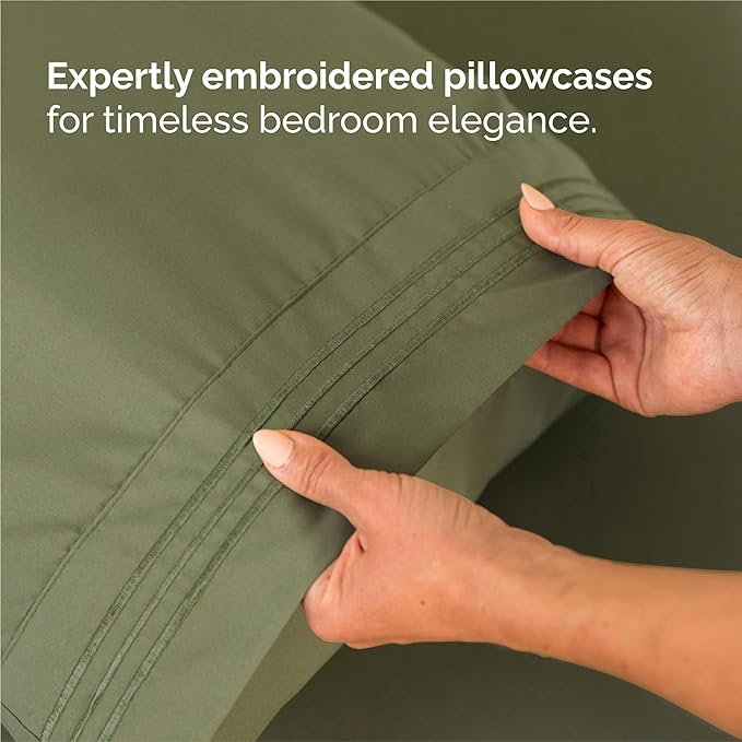 Split King Size 5 Piece Sheet Set - Image 6