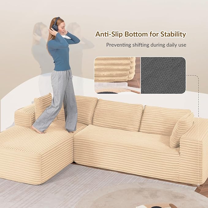 COMHOMA 105”Modular Sectional Sofa - Image 6