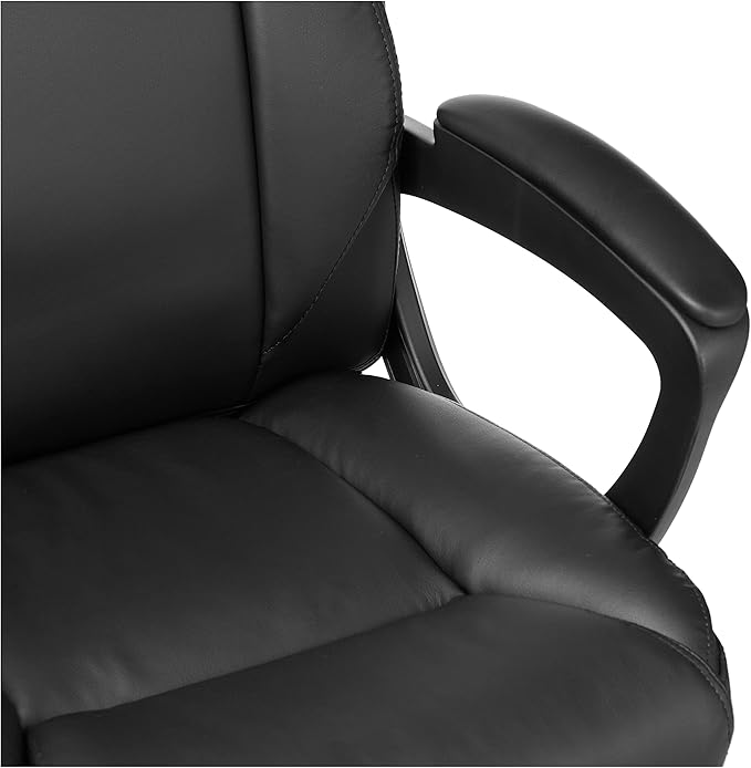 Amazon Basics Classic Puresoft PU Padded Mid-Back Height Adjustable Office - Image 6