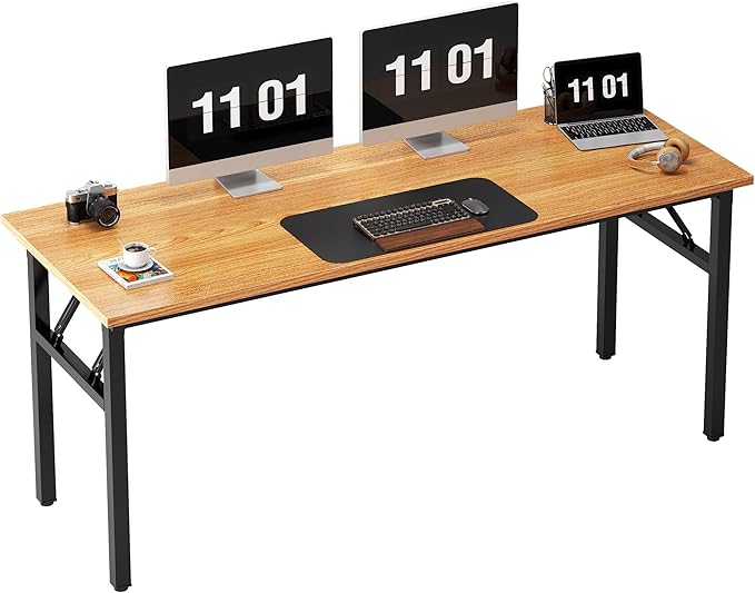 Need Computer Desk Office Desk 62 inches Folding Table by Need