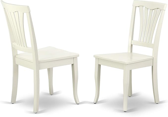 East West Furniture DOAV5-LWH-W 5 Piece Dining Set Includes a Rectangle Dining - Image 6