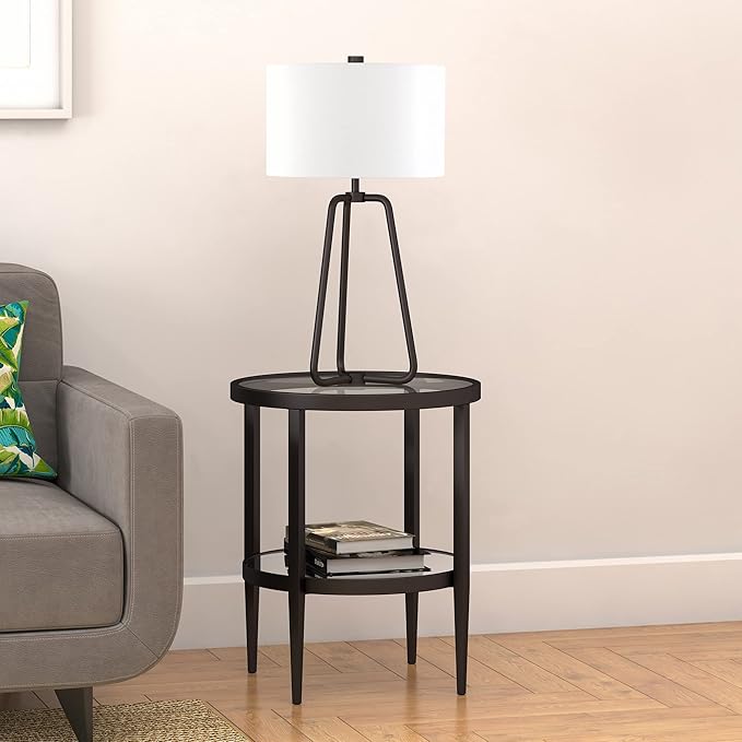 Henn&Hart 20" Wide Round Side Table - Image 2