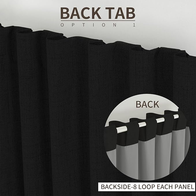 Joydeco Custom 100% Blackout Long Drapes - Image 3