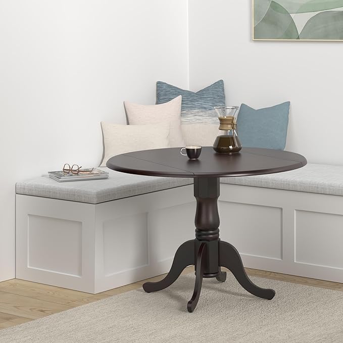 IC International Concepts, Solid Real Wood, Sturdy Parawood, Rich Mocha - Image 2