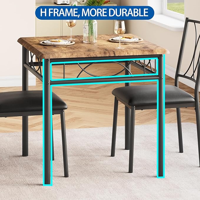 GarveeHome Small Dining Table Set - Image 4