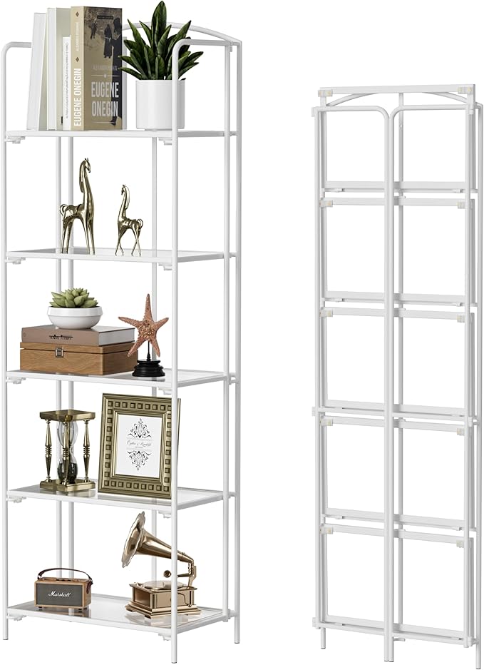 Crofy No Assembly Folding Bookshelf by CrofyLLC