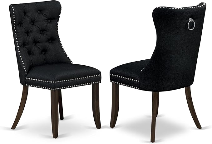 East West Furniture ANDA3-AWA-24 3 Piece Kitchen Table & Chairs Set Contains a - Image 6