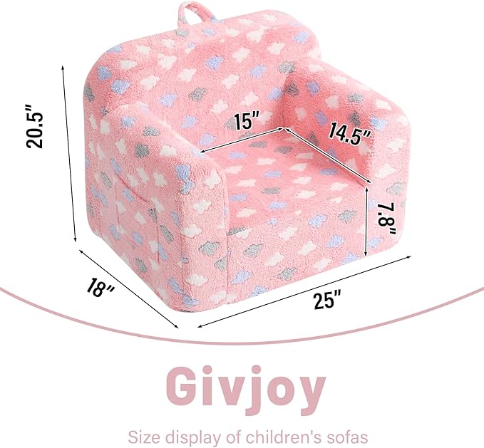Toddler Chair – Plush Kids Sofa - Image 3