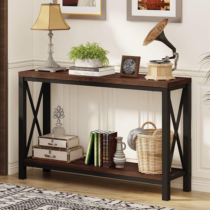 BON AUGURE 2 Tier Console Table by BONAUGURE
