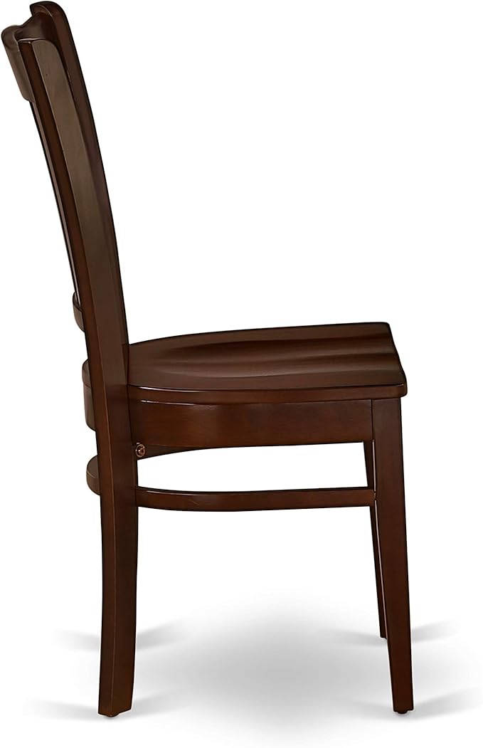 East West Furniture NDGR3-MAH-W 3 Piece Modern Dining Table Set Contains a - Image 11